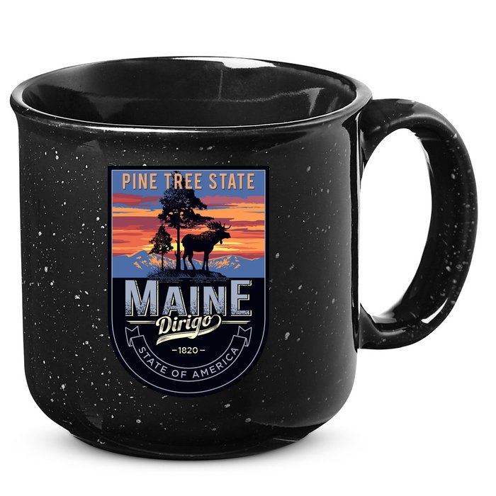 Main Pine Tree State 15oz Campfire Ceramic Mug