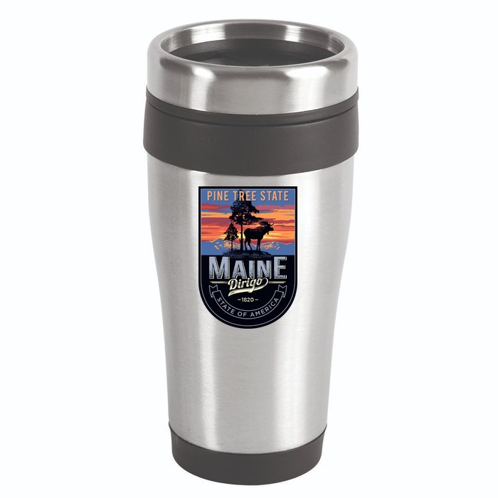 Main Pine Tree State 16oz Travel Tumbler