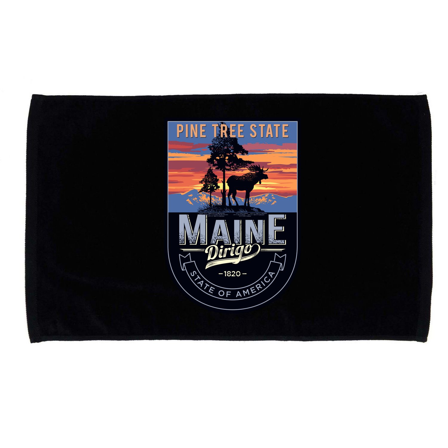 Main Pine Tree State Microfiber Hand Towel