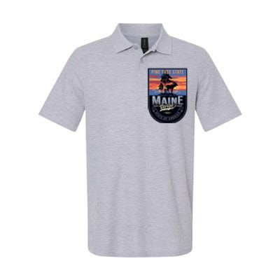 Main Pine Tree State Softstyle Adult Sport Polo