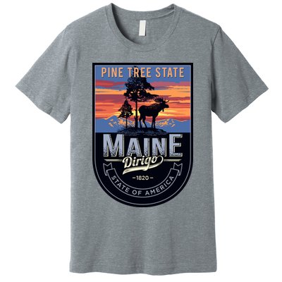 Main Pine Tree State Premium T-Shirt