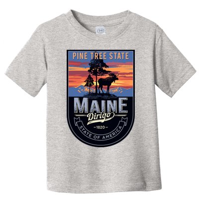 Main Pine Tree State Toddler T-Shirt