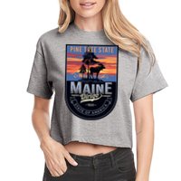 Main Pine Tree State Crop Top