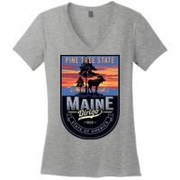 Main Pine Tree State Women's V-Neck T-Shirt