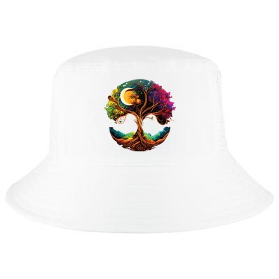 Moon Phases Tree Of Life Cool Comfort Performance Bucket Hat