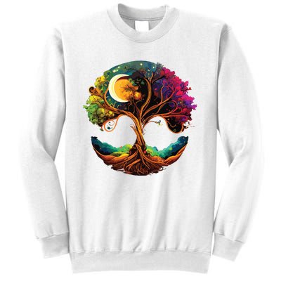 Moon Phases Tree Of Life Sweatshirt