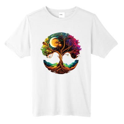 Moon Phases Tree Of Life Tall Fusion ChromaSoft Performance T-Shirt