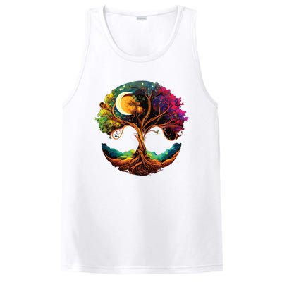 Moon Phases Tree Of Life PosiCharge Competitor Tank