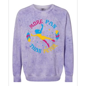 More Pan Than Peter Funny Lover Cute Magic Colorblast Crewneck Sweatshirt