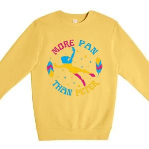 More Pan Than Peter Funny Lover Cute Magic Premium Crewneck Sweatshirt