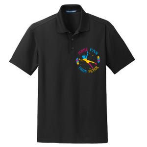 More Pan Than Peter Funny Lover Cute Magic Dry Zone Grid Polo