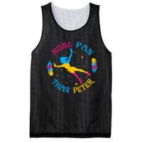 More Pan Than Peter Funny Lover Cute Magic Mesh Reversible Basketball Jersey Tank