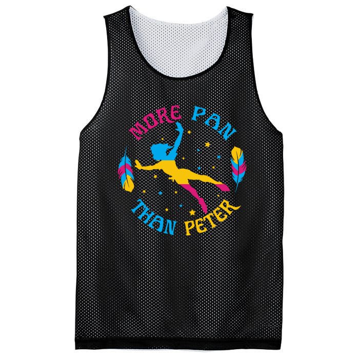 More Pan Than Peter Funny Lover Cute Magic Mesh Reversible Basketball Jersey Tank