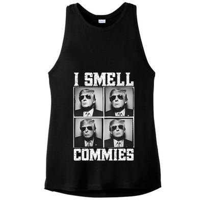 My President Trump I Smell Commies Ladies PosiCharge Tri-Blend Wicking Tank