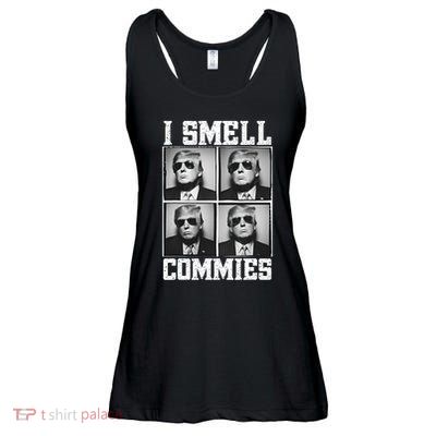 My President Trump I Smell Commies Ladies Essential Flowy Tank