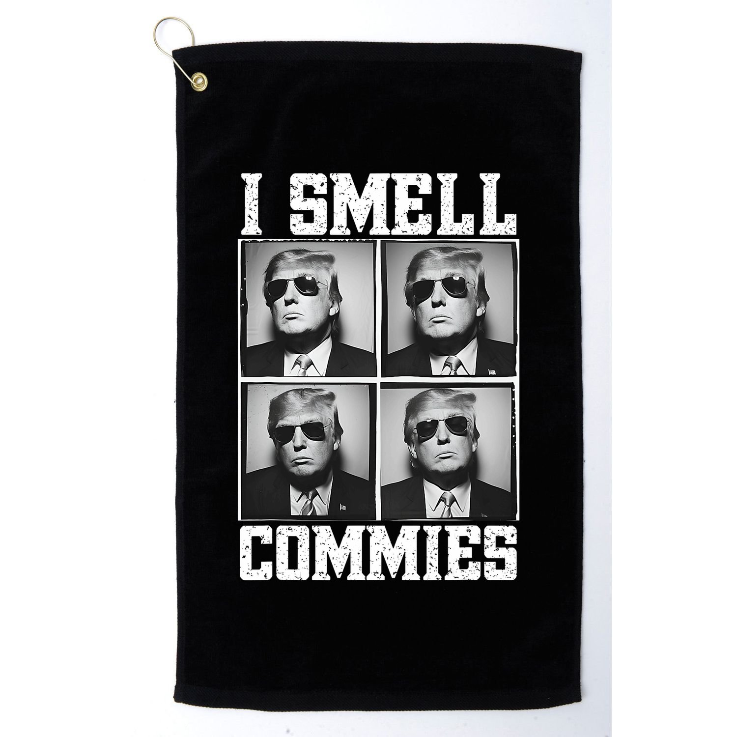 My President Trump I Smell Commies Golf Towel