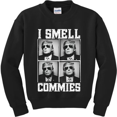 My President Trump I Smell Commies Kids Sweatshirt