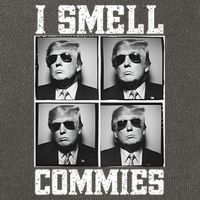 My President Trump I Smell Commies Cotton Canvas Backpack