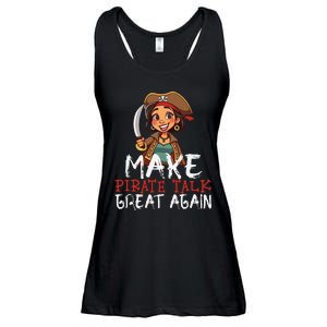 Make Pirate Talk Great Again Funny Kamala Talk Like A Pirate Ladies Essential Flowy Tank