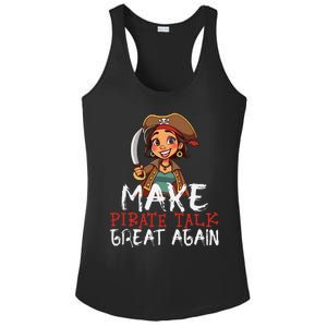 Make Pirate Talk Great Again Funny Kamala Talk Like A Pirate Ladies PosiCharge Competitor Racerback Tank