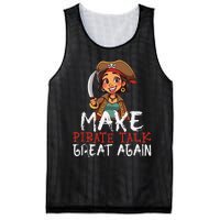 Make Pirate Talk Great Again Funny Kamala Talk Like A Pirate Mesh Reversible Basketball Jersey Tank