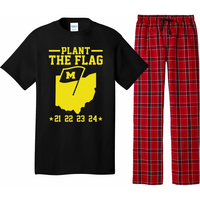 Michigan Plant The Flag 21 22 23 24 Pajama Set