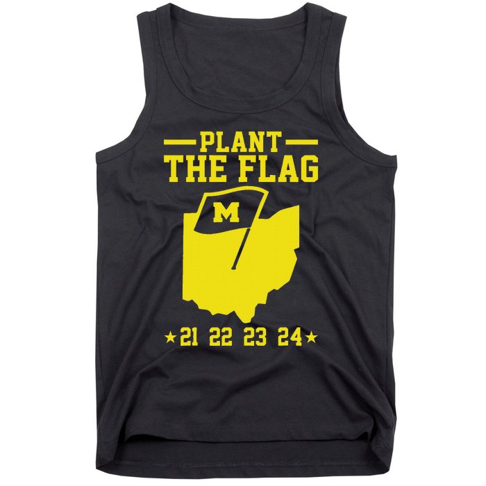 Michigan Plant The Flag 21 22 23 24 Tank Top