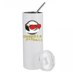 Memphis Pinball Takin' Care Of Business Shades Stainless Steel Tumbler