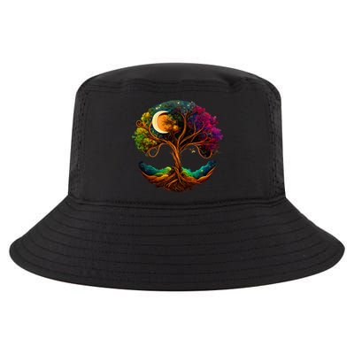 Moon Phases Tree Of Life Cool Comfort Performance Bucket Hat
