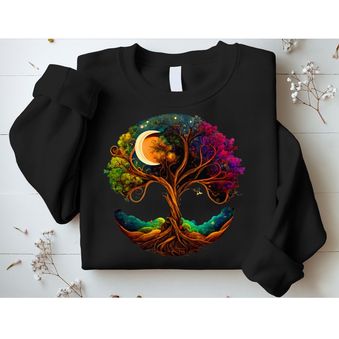 Moon Phases Tree Of Life Sweatshirt