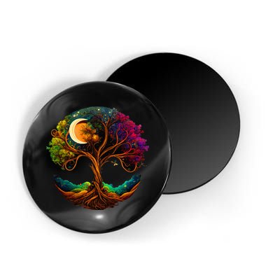 Moon Phases Tree Of Life Magnet
