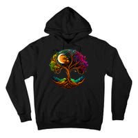 Moon Phases Tree Of Life Tall Hoodie
