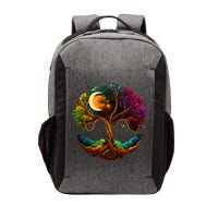Moon Phases Tree Of Life Vector Backpack