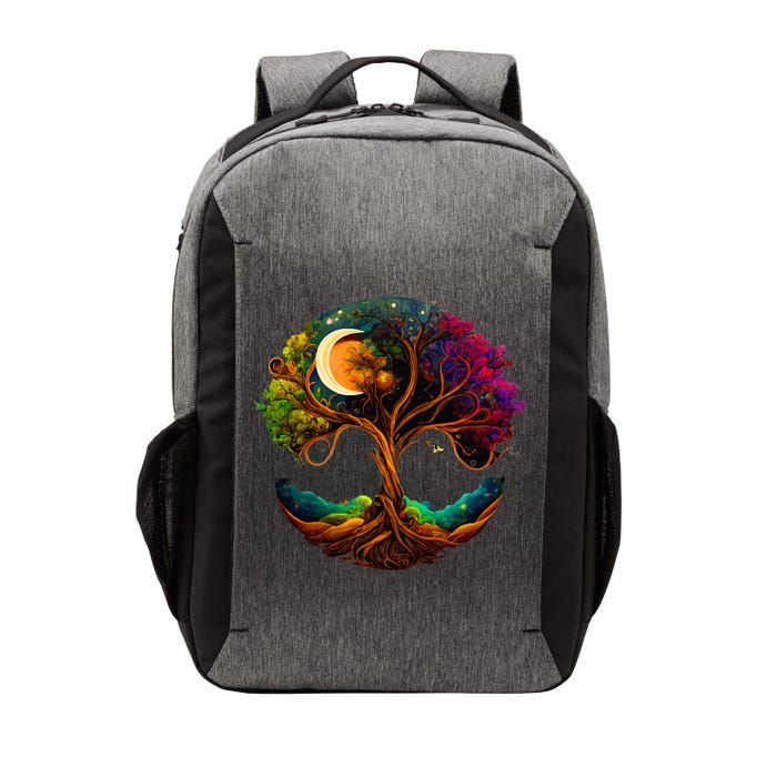 Moon Phases Tree Of Life Vector Backpack
