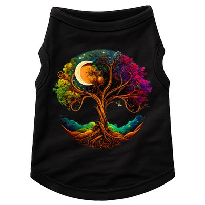 Moon Phases Tree Of Life Doggie Tank