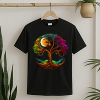 Moon Phases Tree Of Life T-Shirt