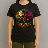 Moon Phases Tree Of Life T-Shirt