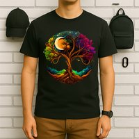 Moon Phases Tree Of Life T-Shirt