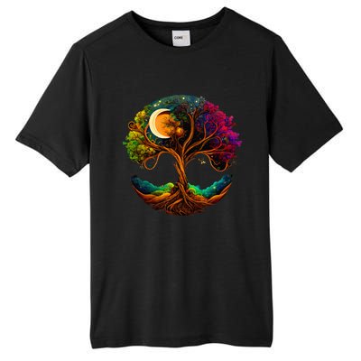 Moon Phases Tree Of Life Tall Fusion ChromaSoft Performance T-Shirt