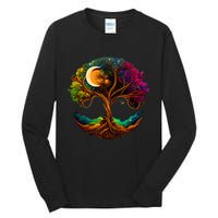 Moon Phases Tree Of Life Tall Long Sleeve T-Shirt