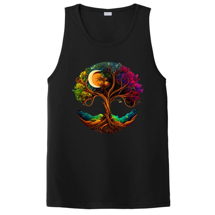 Moon Phases Tree Of Life PosiCharge Competitor Tank