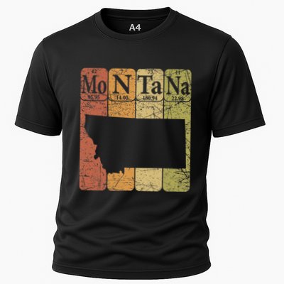Montana Periodic Table Elements State Of Montana Map Performance Shirt