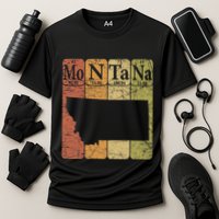 Montana Periodic Table Elements State Of Montana Map Performance Shirt