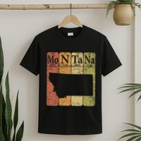 Montana Periodic Table Elements State Of Montana Map T-Shirt