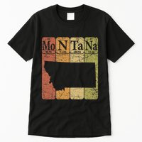 Montana Periodic Table Elements State Of Montana Map Tall T-Shirt