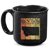 Montana Periodic Table Elements State Of Montana Map 15oz Campfire Ceramic Mug