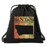 Montana Periodic Table Elements State Of Montana Map Drawstring Bag