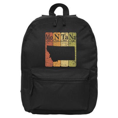 Montana Periodic Table Elements State Of Montana Map 16 in Basic Backpack