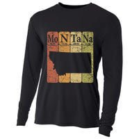 Montana Periodic Table Elements State Of Montana Map Cooling Performance Long Sleeve Crew