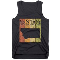 Montana Periodic Table Elements State Of Montana Map Tank Top